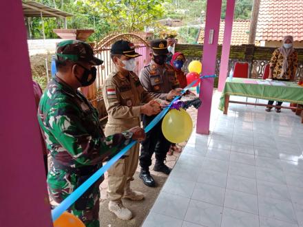 Peresmian Kampung Tangguh Desa Siki Oleh Korpimcam Kecamatan Dongko